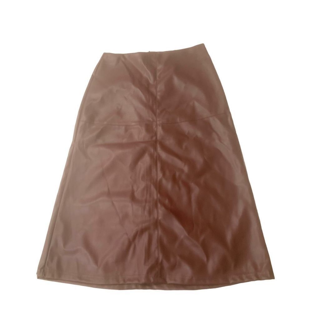 Soho Apparel Vegan Leather Skirt